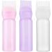 120ml Applicator Bottle Hair Colour Brush Hair Oil Bottle with Graduated Brush Applicator Bottle Comb Root Comb Salon Hair Coloring Tool Comb Hair Tools Applicator (2PCS WHITE) - Buy Online on GoSupps.com