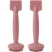 2Pcs Face Mask Brush 2Pcs Face Mask Brush Silicone Facial Cleansing Brush Scraper Tool Cleaning for Beauty Salon Apply Mud Mask (Pink) - Buy Online on GoSupps.com