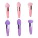 IWOWHERO 2 Sets Beauty Pen Powder Sponge Portable Blender Mushroom Makeup Sponge Blender Sponge Cotton Pads for Face Multitools Concealer Miss Purple Mushroom Head