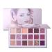 New Nude Eyeshadow Palette 18 Colors Matte Shimmer Glitter Multi-Reflective Shades Ultra Pigmented Complexion Eye Shadow Makeup (A)
