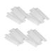 minkissy Makeup Brush Pen Protector 100 Pieces Makeup Brush Mesh Protector Makeup Cosmetic Brush Pen Cover Cap (12X1cm)