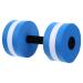 Gogogme 1stk water-swimming dumbbell sports foam dumbbell Pool training equipment for adult pool fitness equipment Floating fitness equipment women training suit Training suits for women aerobic 26x14.5x14.5cm blue