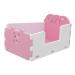 Kisangel 1pc Hamster Toilet Chinchilla Bath Hamster Pee Training Small Animal Bathtub Hamster Potty PVC 15x10cm Pink