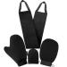 Yvoier self -tanned glove Applicator Kit 4 in 1 Even Applicator Set with exfoliating glove self -tanned gloves self -broken back applicator facial glove for self -tanners 4 kit