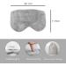 Weighted Eye Sleeping Mask with Hot Cold Therapy Pack - Universal Size Adjustable for Migraine, Dry Eyes, Sinus Pain - Removable Heatable and Freezable Pack for Stress Relief - Buy Online on GoSupps.com