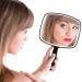 ForPro Premium Hand Mirror - Distortion-Free Reflection, Medium Size, Black - 6.3 x 9.6 - Pack of 1 - Buy Online on GoSupps.com