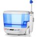Electric Nasal Irrigator with 4 Nozzle Adjustable in 10 Steps 360  Rotating Nozzle Variable Frequency Pulse for Sinusitis Sneezing Allergic Rhinitis
