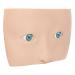 Makeup Practicing Face Board Makeup Practice Face Board Plastic Reusable Washable for Makeup Artist for Stage Makeup (Light Brown)