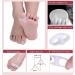Sebs Overlapping Thumb Corrector Toe Spacers - Double Hole Toe Separator for Pain Relief - Soft Material, Stretchers Care Tool - Color 4, 3x1cm (4 Pack) - Buy Online on GoSupps.com