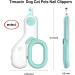 Tmsuxin Cat Nail Clipper with LED Light - Professional Claw Care Kit for Cats and Small Animals - Blue Grooming Tool for Home Use - Buy Online on GoSupps.com