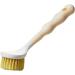 Long Handle Dish Brush - Long Handle Pan Brush Long Handle Pan Sisal Brush Design Strong Decontamination Wear-Resistant for Barbecue Tool Khaki - Buy Online on GoSupps.com