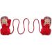 iNelihoo Toddlers Baby Warm Knitted Gloves with String Cute Deer Christmas Mittens Snow Gloves Baby Hanging Neck Gloves Fleece Lining Thermal Gloves Winter Cycling Gloves Mitten for Age 1-4Y Red - Buy Online on GoSupps.com