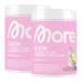 More Glow - Collages Peptides and Hyaluron Premium Collagen and Hyaluron Powder with copper vitamin C and L -glycin 2 x 300 g can support for fresh skin and connective tissue neutral made in germany 2 x neutral