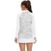 Women's Long Sleeve Half Zip Golf Polo - Moisture Wicking Athletic Tennis Shirt in Camouflage Print - Buy Online on GoSupps.com
