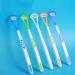 Soydan three-part silicone-tongue scraps tongue scraping brush tongue scraping for adults and children portable tongue scraps for removal of bad breath artifact color randomly 3/577