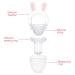Foxin Baby Fruit Food Feeder Pacifier | Silicone Teether & Feeder for Safe Self Feeding | BPA Free Teething Toy - White - Buy Online on GoSupps.com