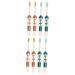 Doitool 8 STK Children's toothbrush toothbrushes for children kids toothbrush dentistbrush travel toothbrush travel toothbrush toothbrush for daily use travel children toothbrush manual