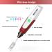 Electric Wireless Nano Microneedling Pen with 6 Bayonet Slot Needles - 2x 3D, 2x 5D, 2x Nano | Replacement Cartridges | Microneedle Dermapen - Buy Online on GoSupps.com