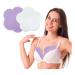2 Pack Organic Bamboo Cotton Castor Oil Pads - Cyst Compress - Washable Reusable Nursing Pads for Sleeping (Castor Oil Not Included)