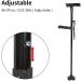 Clever Cane with LED Light Aluminum Crutches Old Man's Crutch Telescopic Adjustment Crutches Elderly Crutches Alloy Walker Outdoor Skid Walking Stick for Arthritis Seniors Disable Beautiful Scenery - Buy Online on GoSupps.com