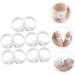 Body Slimming Toe Rings Home Acupoint Covers - Set of 10 Pairs - Elastic Band, Bulk Silica Gel - Stimulating Acupressure Points - Transparent Travel Appliance - 3.1X3.1X1.2CMx2 - Buy Online on GoSupps.com