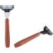 Zerodis 4-in-1 Shaving Set for Men Complete Shaving Rack Manual Razor Brush & Bowl Gift Set Perfect for Grooming - Buy Online on GoSupps.com