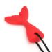 Buy Baby Teether - Silicone Fishtail Shape Teething Stick & Pendant Necklace (Red) | Soft & Safe Chew Toy for Infants - Buy Online on GoSupps.com