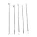 Qukaim Face Zit Remover Tool Blackhead Remover Tool Set Stainless Steel Comedone Extractors for Face and Nose 5 Piece Kit