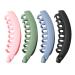 REQAG 4 Pieces Banana Clip Hair Comb Banana Hair Clips Can Be Used for Ponytail or Curling Tail Hair Clips Suitable for All Girls