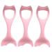 DOITOOL 3pcs Eyeliner Auxiliary Artifact Eyelash Brush Eye Shadow Stencils for Makeup Eyeliner Drawing Aid 15X4.5CMx3pcs Pinkx3pcs