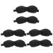 Masks 6 Pcs 3D Stereo Goggles Mens Men Sleeping Work Eye Night Eye Sleeping Eye Sleep Eye Sleeping Eyeshade Portable Blindfold Black Cotton Male Eva Blindfold Blackx3pcs 1 Count (Pack of 1)
