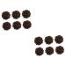 Beavorty 12 Stk Health Ball Hand massage spiky acupressure manual back massage ball ornament wood trade deep gymnasium ball china handball decorations vietnam esische agarholz