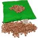 Bonblatt Organic Cherry Stone Pillow 24x25 cm - Oeko-Tex 100 Certified, Made in Germany, Heat & Grain Cushion for Adults, Babies, Children & Pets - Green - Buy Online on GoSupps.com
