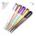Spoons for Cooking Salad Forks Stainless Steel Fruit Forks Cake Dessert Forks Suitable for Families Restaurants Hotels 5 Pieces Kitchen Cooking Spoon