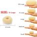 WACURRENTHYD Hair Donut Bun Maker X-Large Beige - 2PCS Chignon Doughnut Shaper for Thick & Long Hair - Buy Online on GoSupps.com