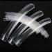FlyItem 100 Pcs Extra Long Curve False Nail Art Tips Kit - Clear Acrylic Fake Nail Tools - Buy Online on GoSupps.com