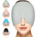 ACWOO Migraine Relief Cap - Reusable Hot Cold Therapy Head Wrap for Chronic Migraine & Headache Relief - Grey - Buy Online on GoSupps.com