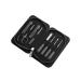 Nail Clipper Set 8-Piece Nail Clippers Set Portable Nail Set Personal Care Pedicure Set Stainless Steel Beauty Set with Portable Fashion Bag (Black) Nail Clipper Kit (Color : A-8-piece Set)