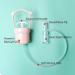 PLUSDEBEBE Baby Nasal Aspirator - Manual Nose Sucker for Baby - Sanitary & Noise-Free Nose Cleaner (Pink) - Buy Online on GoSupps.com
