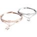 Beaupretty High-Quality Handcrafted Rose Gold Bracelet for Women | Stylish Star Arm Loop - Perfect Gift | 19.5*1.2cm - Buy Online on GoSupps.com