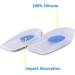 Ortho Pauher Silicone Gel Heel Cups for Plantar Fasciitis - 1 Pair, Small/Medium (4.5-7.5 M) - Pain Relief and Posture Corrective Inserts - Buy Online on GoSupps.com