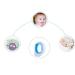 NUOBESTY Baby Teether Toothbrush Kit - Soft Bristle 360 Oral Care Training Toy for Infants (Blue) | Best Chew Toys for Teething Babies - Buy Online on GoSupps.com