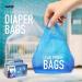 Tadge Goods Baby Disposable Diaper Bags 400 Pack - Lavender Scented Odor Absorber & Biodegradable Plastic Diaper Sacks for Dirty Diapers - 400 Count Refill Pack - Buy Online on GoSupps.com