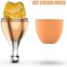 Buy Ice Face Roller | Food-Grade Silicone Facial Massager for Glowing Skin & Shrinking Pores - Reusable Beauty Tool (Orange - Buy Online on GoSupps.com