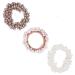 Kaiaiwluo pearls hair tie 3 pieces of hair tie with pearl ponytail owners pearl bracelet elastic hair accessories hair scrunch pearl for women and girls