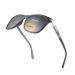 Devirld polarized bifocal reading glasses for women and men's spring hinge uv400 protection outdoor sun reader computer anti -flashing light glare light glasses black 2.0 x