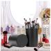 Buy A-Cup Black PU Leather Makeup Brush Holder | Travel Cosmetic Organizer - Stylish & Durable - Buy Online on GoSupps.com