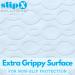 Durable Large Rubber Safety Mat 27x15 | SlipX Solutions - Extra Grippy | Machine Washable | White - Buy Online on GoSupps.com