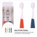 TOYANDONA Kids Toothbrush Set | Children's Manual Toothbrush for 3-6 Years Old | Teeth Cleaning Brush | Oral Care | Baby Training Toothbrush | Mixed Colors | 4Pcs | 12.6X2CM - Buy Online on GoSupps.com