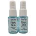 Bison Bundles Ben Nye Final Seal Setting Makeup Matte Face Spray Bundle With Two 1oz Bottles - Professional Grade Cosmetics For Theatrical Paint Or Everyday Foundation Use Essential Any Kit
